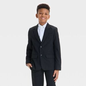 Cat & Jack - Boys' Suit Jacket - Cat & Jack Black 12 Husky Black
